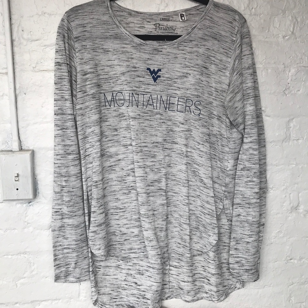 Asymmetrical WVU long sleeve